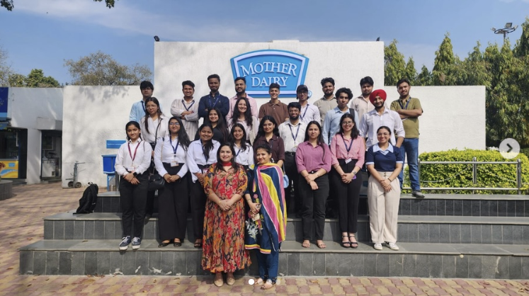 Industrial visits at Mother Dairy, March 09, 2026